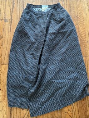 Vintage emmanuelle khanh houndstooth skirt